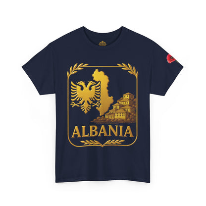 Albania Gold Emblem Unisex T-Shirt