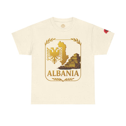 Albania Gold Emblem Unisex T-Shirt