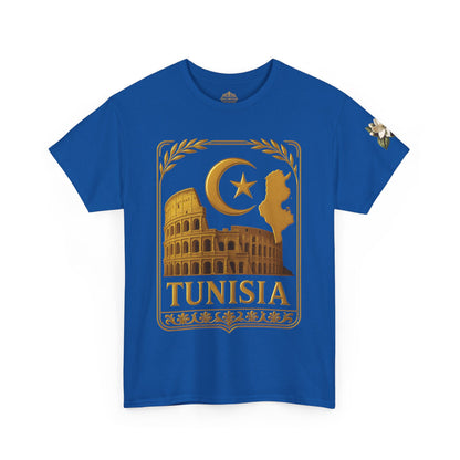 Tunisia Gold Emblem Unisex T-Shirt