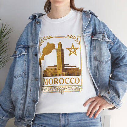 Morocco Gold Emblem Unisex T-Shirt