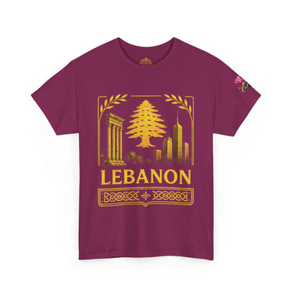 Lebanon Gold Emblem Unisex T-Shirt