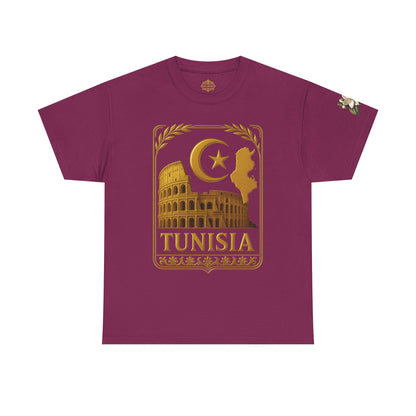 Tunisia Gold Emblem Unisex T-Shirt