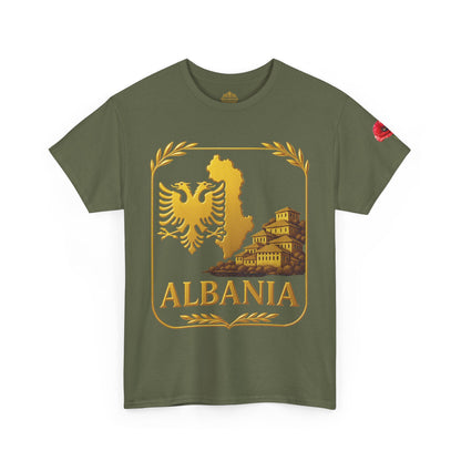 Albania Gold Emblem Unisex T-Shirt