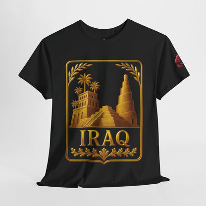 Iraq Gold Emblem Unisex T-Shirt