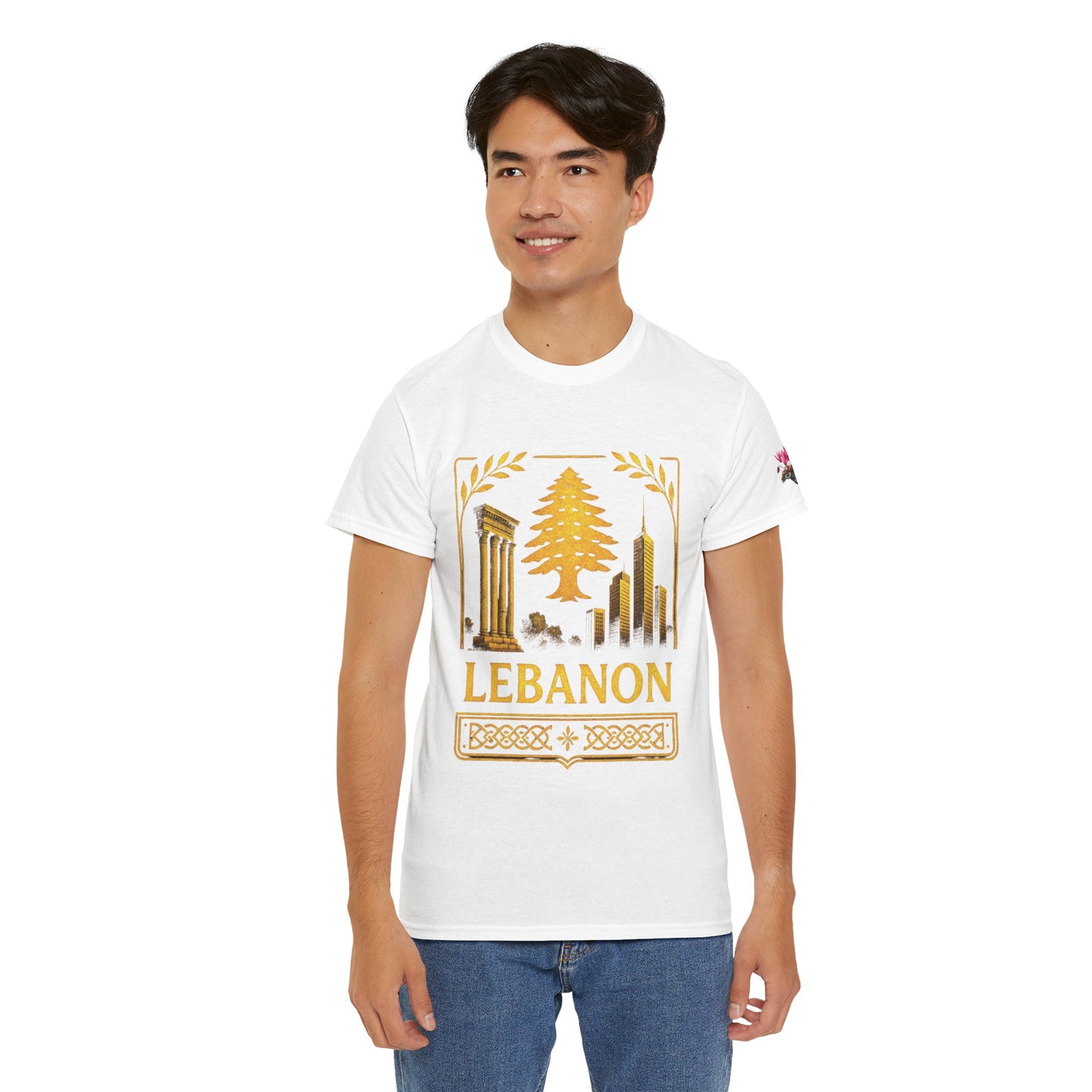 Lebanon Gold Emblem Unisex T-Shirt