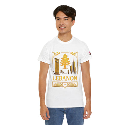Lebanon Gold Emblem Unisex T-Shirt