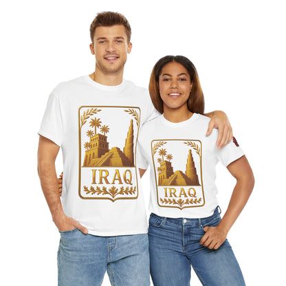 Iraq Gold Emblem Unisex T-Shirt