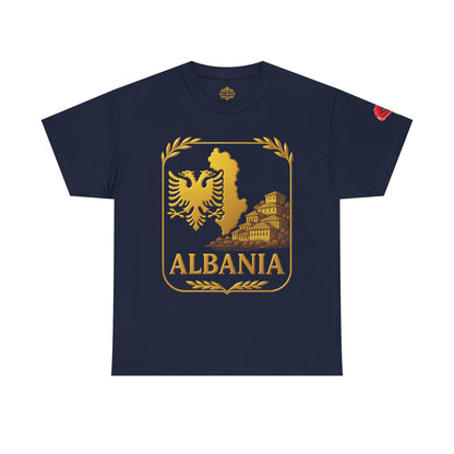 Albania Gold Emblem Unisex T-Shirt