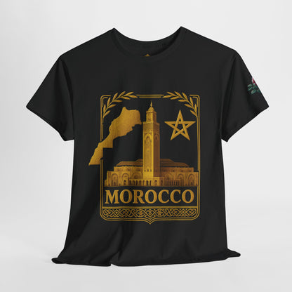 Morocco Gold Emblem Unisex T-Shirt