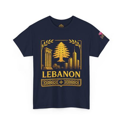 Lebanon Gold Emblem Unisex T-Shirt