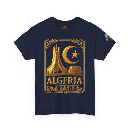 Algeria Gold Emblem Unisex T-Shirt