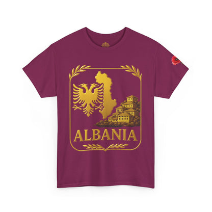 Albania Gold Emblem Unisex T-Shirt
