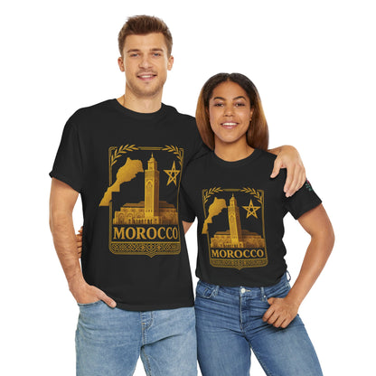 Morocco Gold Emblem Unisex T-Shirt