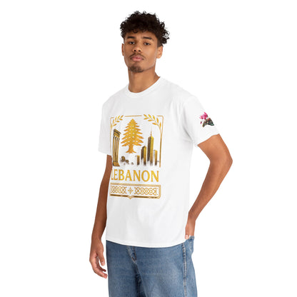 Lebanon Gold Emblem Unisex T-Shirt