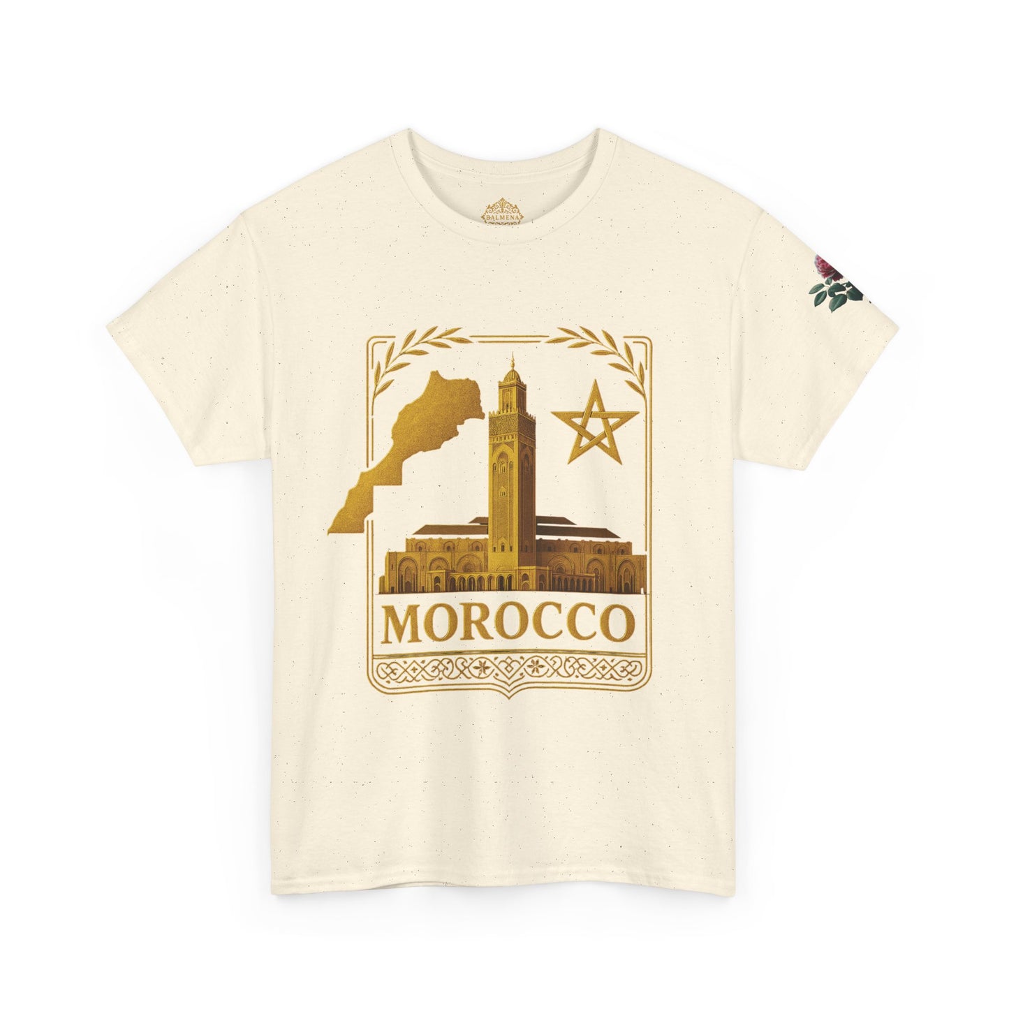 Morocco Gold Emblem Unisex T-Shirt