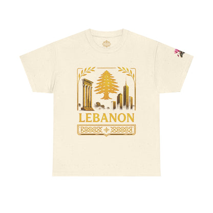 Lebanon Gold Emblem Unisex T-Shirt