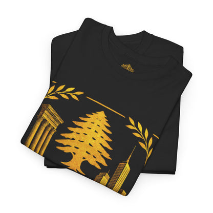 Lebanon Gold Emblem Unisex T-Shirt