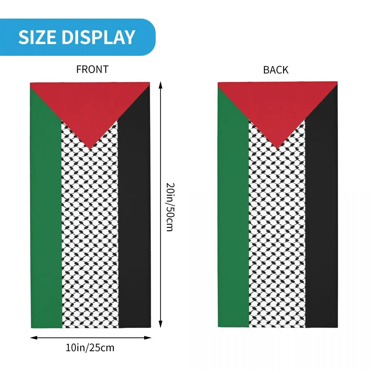 Palestine Flag & Kufiya Mask