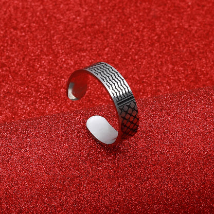 Palestine Kufiya Ring