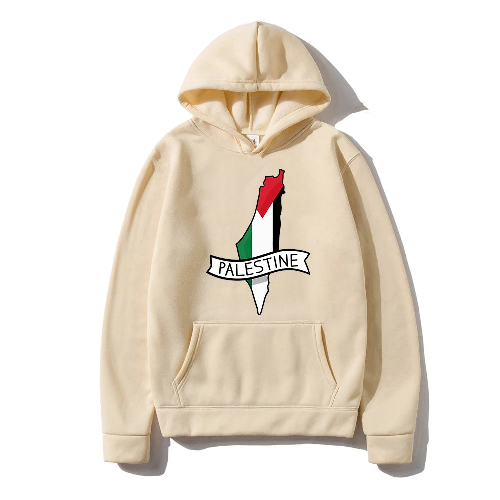 Palestine Map Hoodie