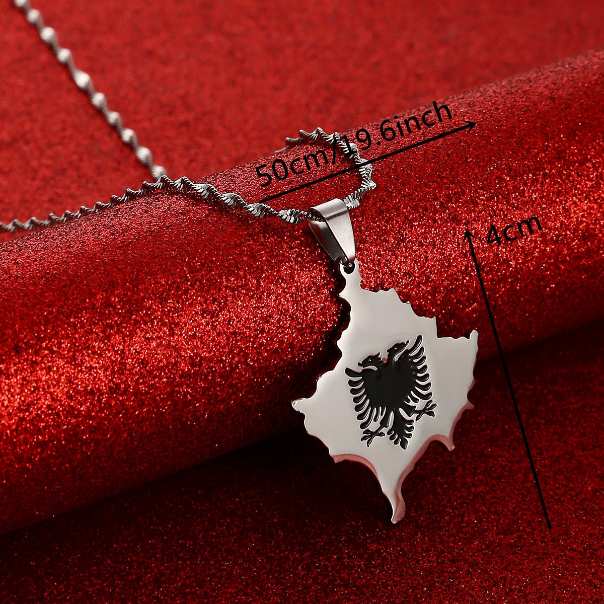 Kosovo Map Necklaces