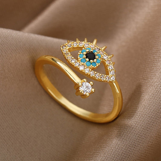 Turkish Evil Eye Rings