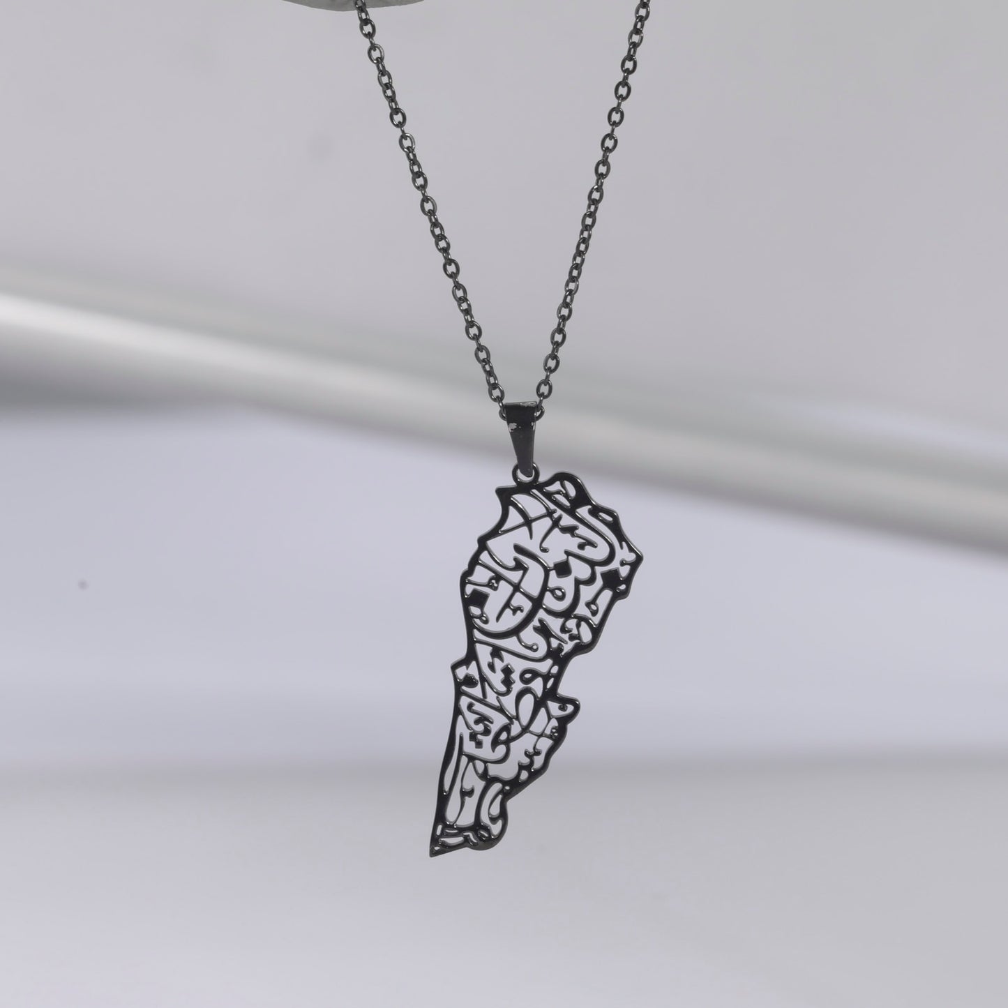 Lebanon Map Necklace