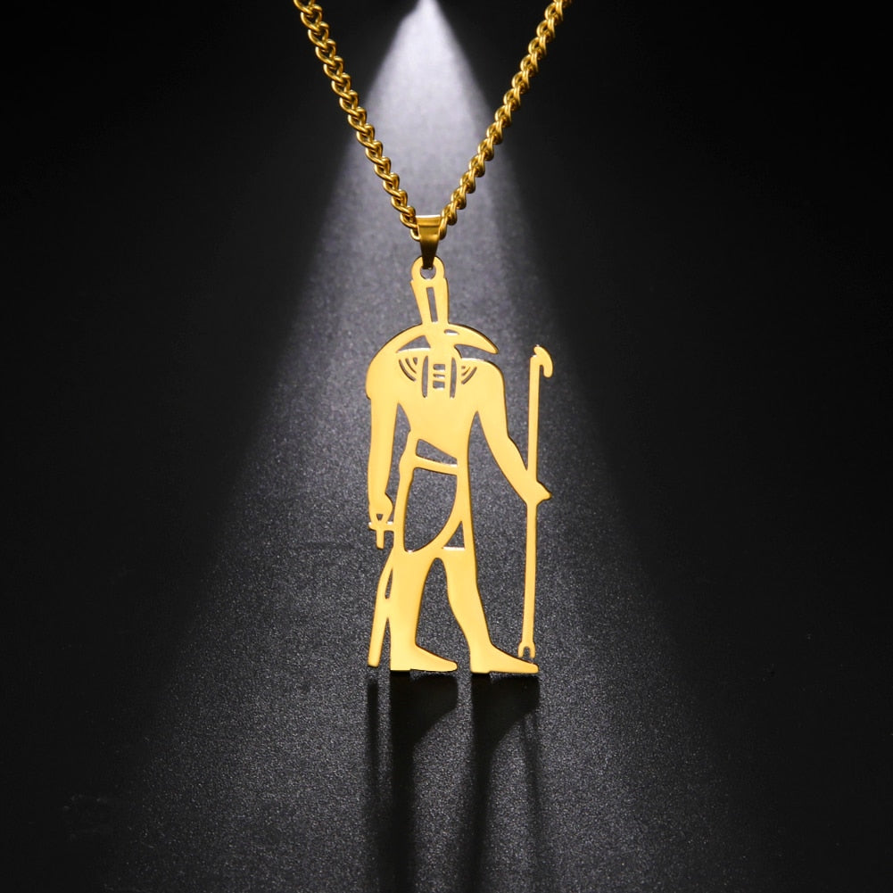 Egyptian Horus Anubis Necklace