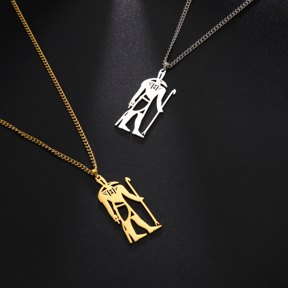 Egyptian Horus Anubis Necklace