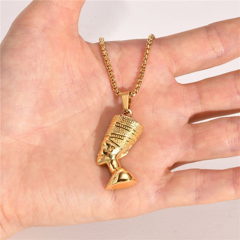 Ancient Egypt Pharaoh Queen Nefertiti Necklace