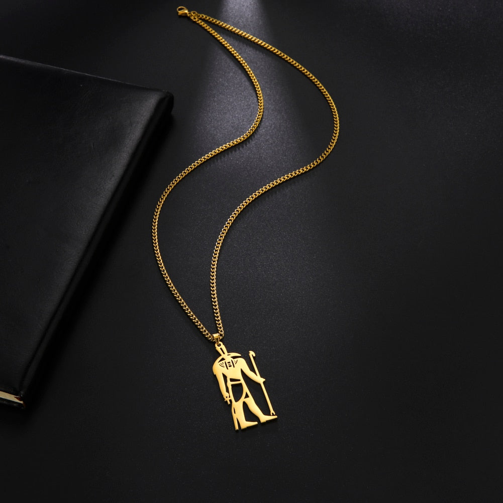 Egyptian Horus Anubis Necklace