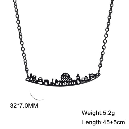 Jerusalem City Landmark Necklace